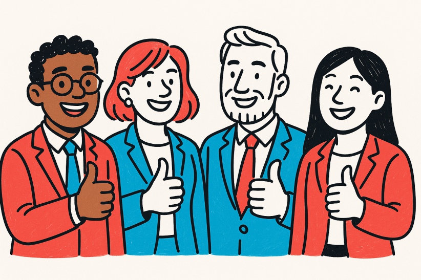 Client testimonials illustration